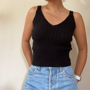 Wilfred Cable Knit Sweater Tank Top